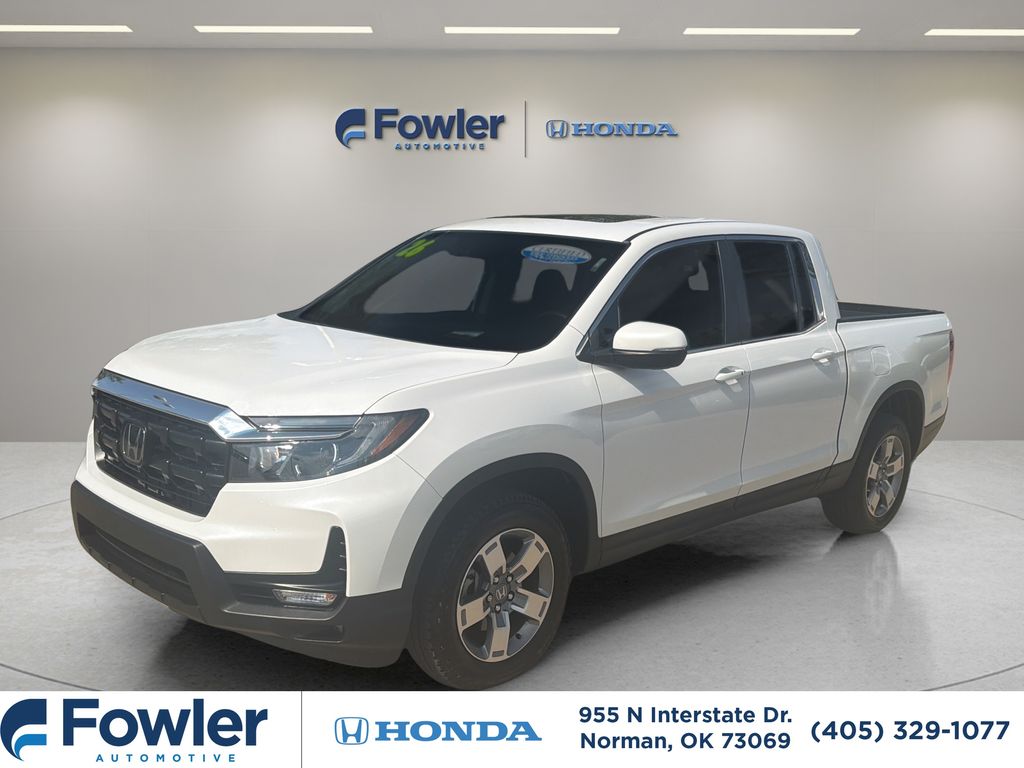 Platinum White Pearl 2026 Honda Ridgeline Pickup Truck All-Wheel Drive 9-Speed Automatic