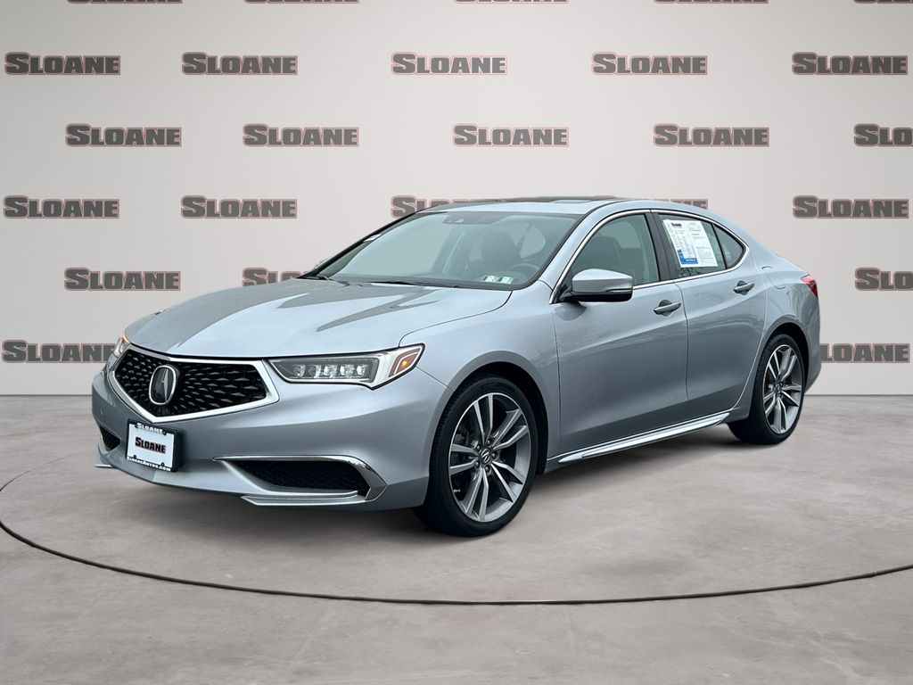Lunar Silver Metallic 2020 Acura TLX V6 FWD with Technology Package Sedan Front-Wheel Drive 9-Speed Automatic