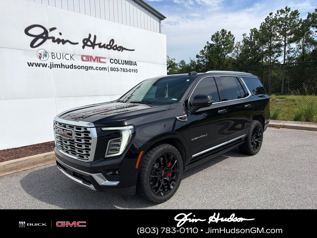 Onyx Black 2025 GMC Yukon SUV / Crossover Four-Wheel Drive 