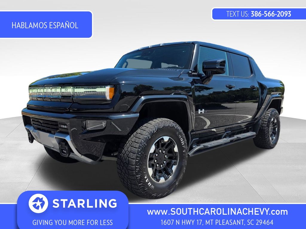 Void Black 2023 GMC Hummer EV Pickup Pickup Truck All-Wheel Drive 1-Speed Automatic