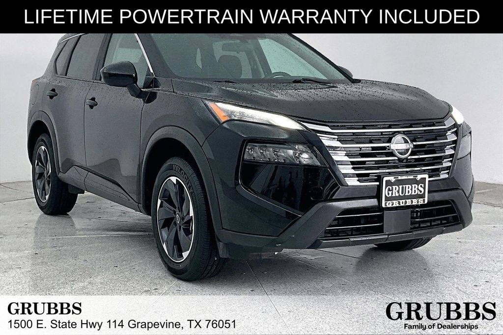 Super Black 2024 Nissan Rogue SUV / Crossover Front-Wheel Drive Continuously Variable Transmission