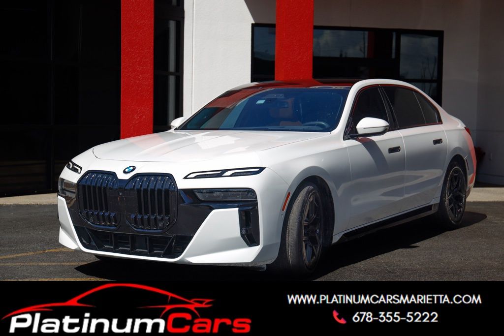 Alpine White 2023 BMW 7 Series Sedan Rear-Wheel Drive 8-Speed Automatic