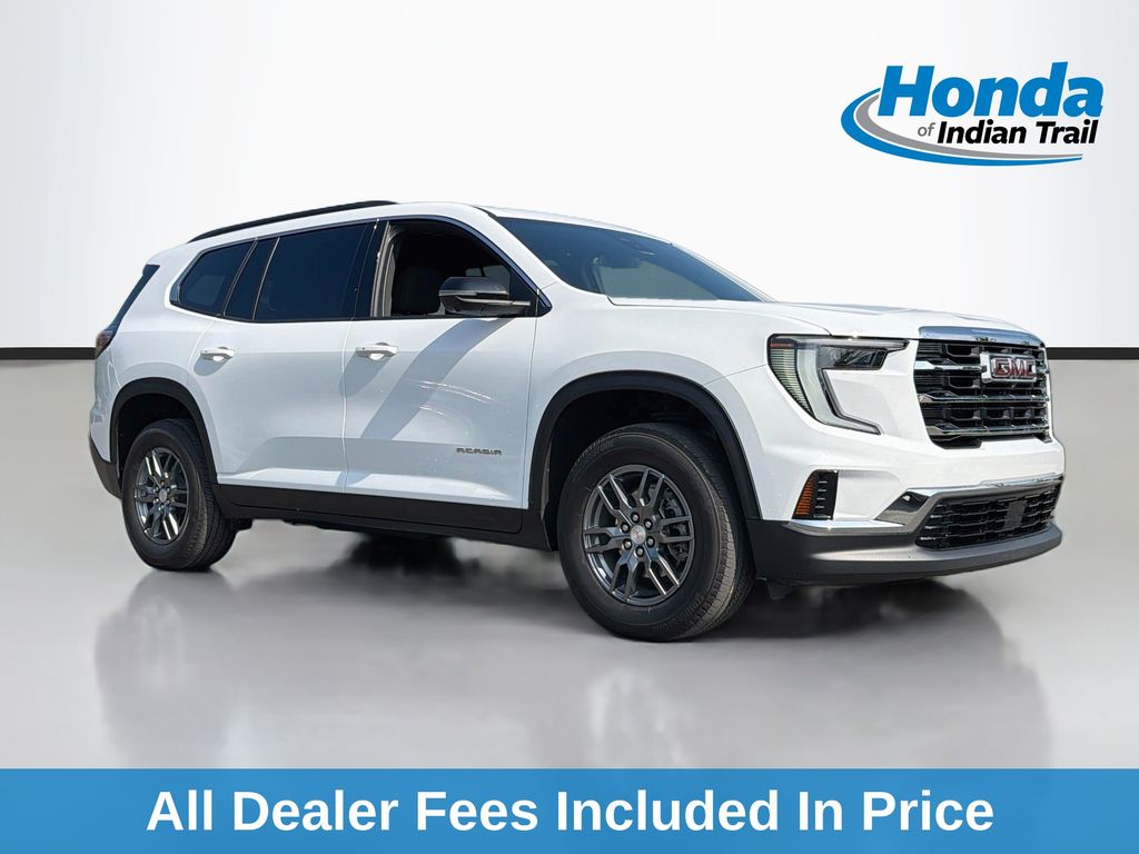 Summit White 2025 GMC Acadia SUV / Crossover Front-Wheel Drive 8-Speed Automatic