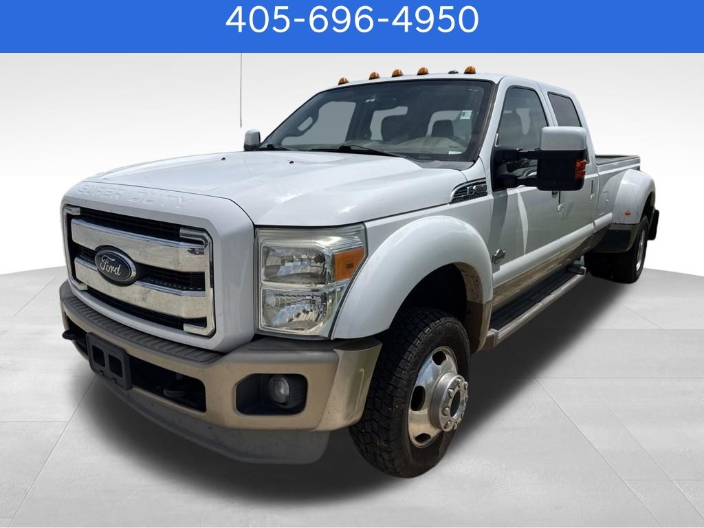Oxford White 2014 Ford F-450 Super Duty Pickup Truck Four-Wheel Drive 6-Speed Automatic Overdrive