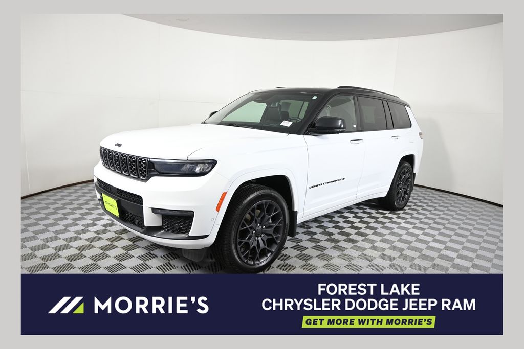 Bright White Clearcoat 2024 Jeep Grand Cherokee L SUV / Crossover Four-Wheel Drive 8-Speed Automatic