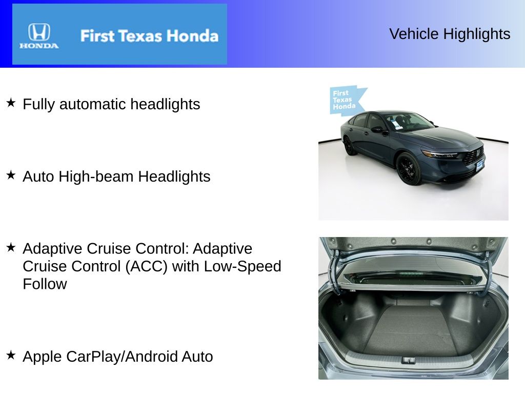 Used Car 2025 Honda Accord  Se For Sale Under $30,000 In Austin, Texas