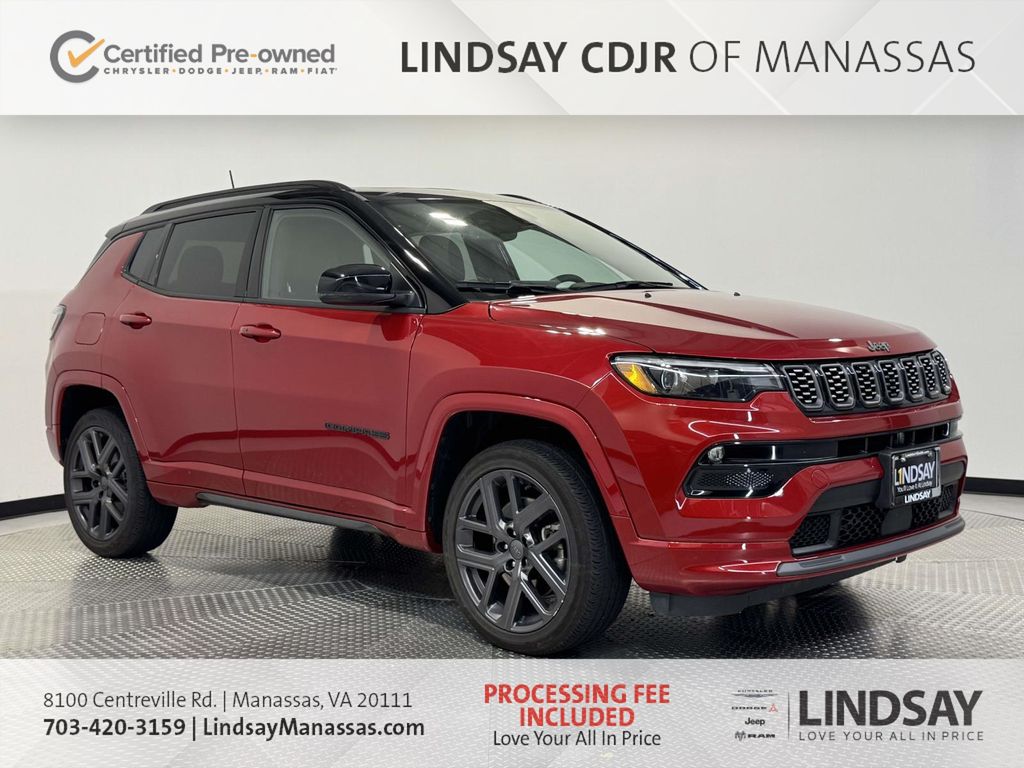 Red Hot Pearlcoat 2024 Jeep Compass SUV / Crossover Four-Wheel Drive 8-Speed Automatic