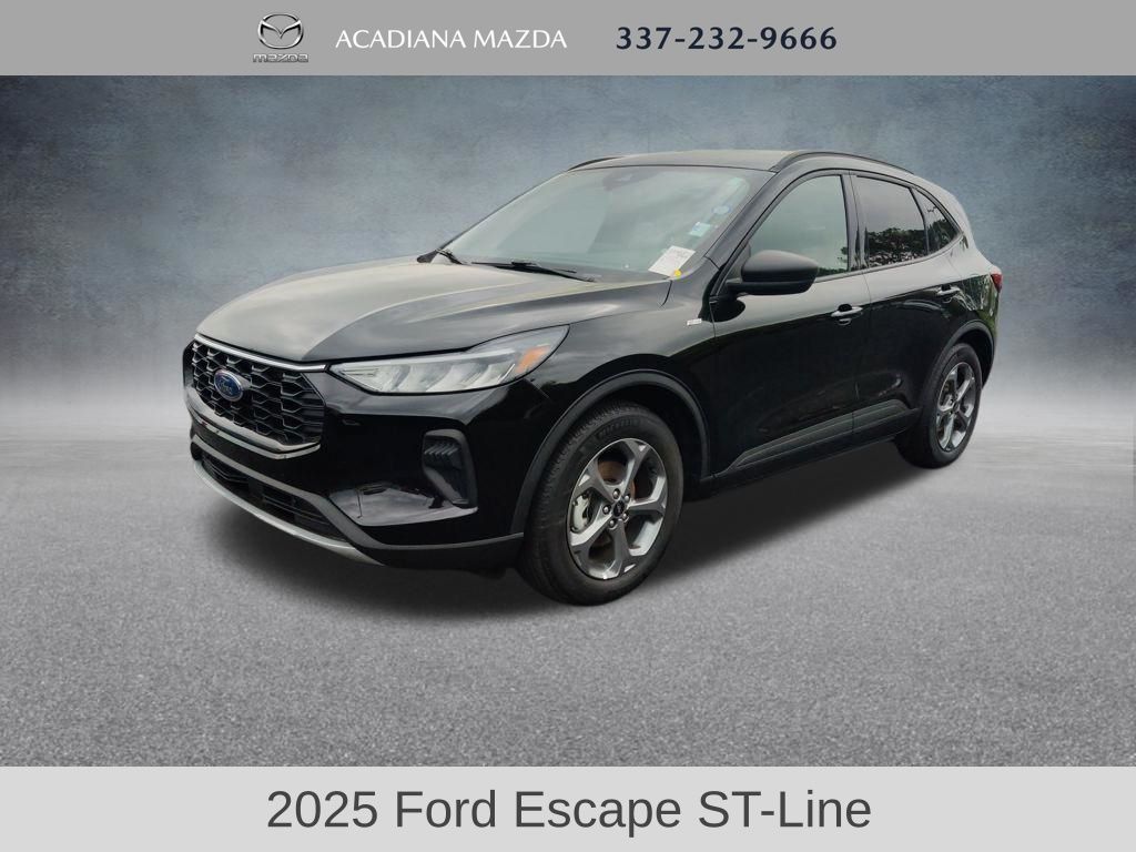 Black Metallic 2025 Ford Escape ST-Line FWD SUV / Crossover Front-Wheel Drive 8-Speed Automatic