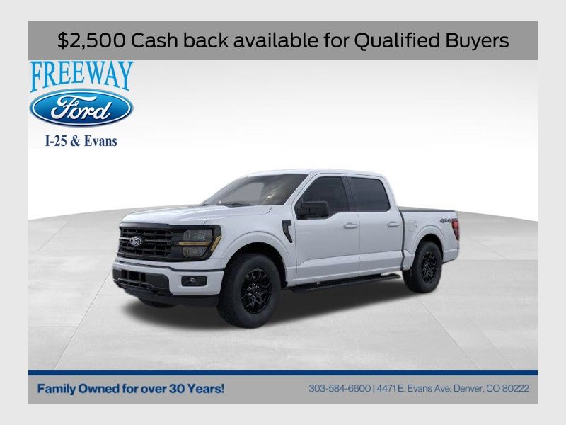 Oxford White 2026 Ford F-150 XLT SuperCrew 4WD Pickup Truck Four-Wheel Drive Automatic