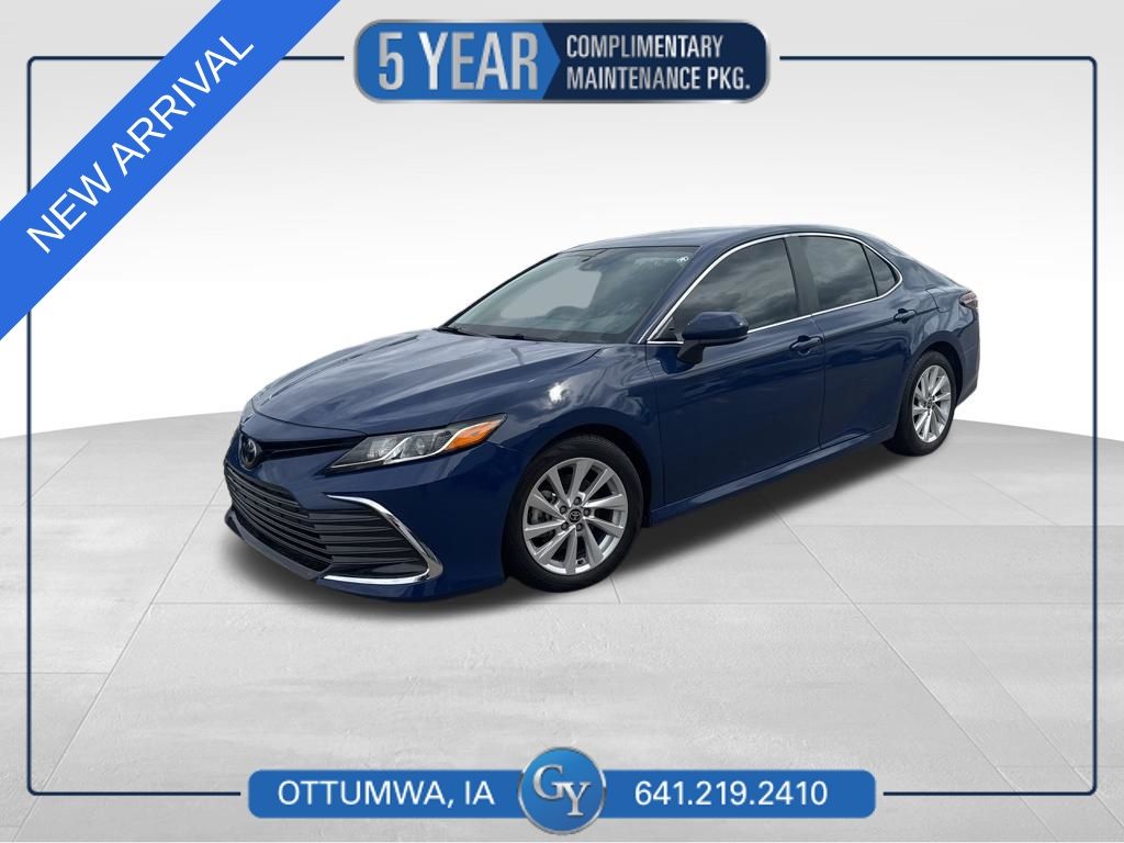 Blue 2024 Toyota Camry LE FWD Sedan Front-Wheel Drive 8-Speed Automatic