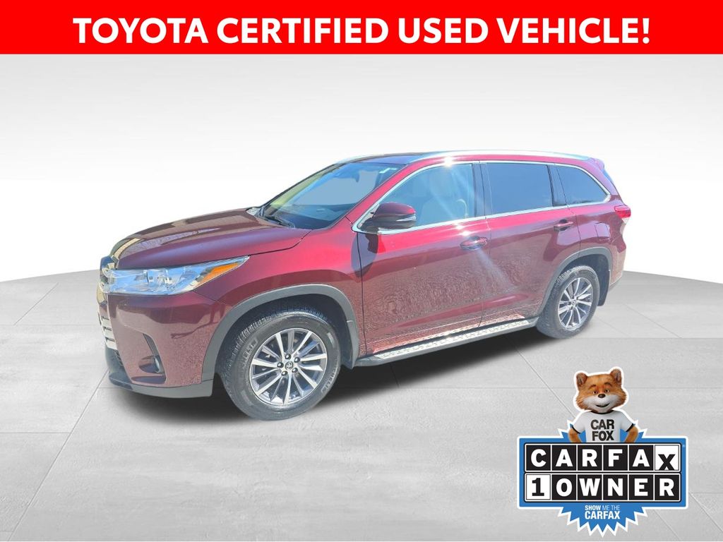 Salsa Red Pearl 2017 Toyota Highlander XLE AWD SUV / Crossover All-Wheel Drive 8-Speed Automatic
