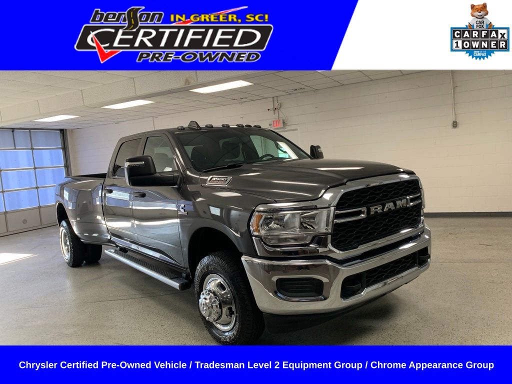 Crystal Metallic 2024 RAM 3500 Pickup Truck Four-Wheel Drive 6-Speed Automatic