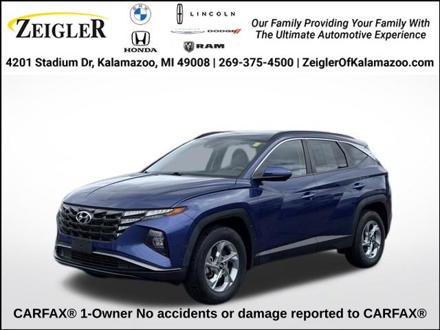 Intense Blue 2023 Hyundai Tucson SUV / Crossover All-Wheel Drive 8-Speed Automatic