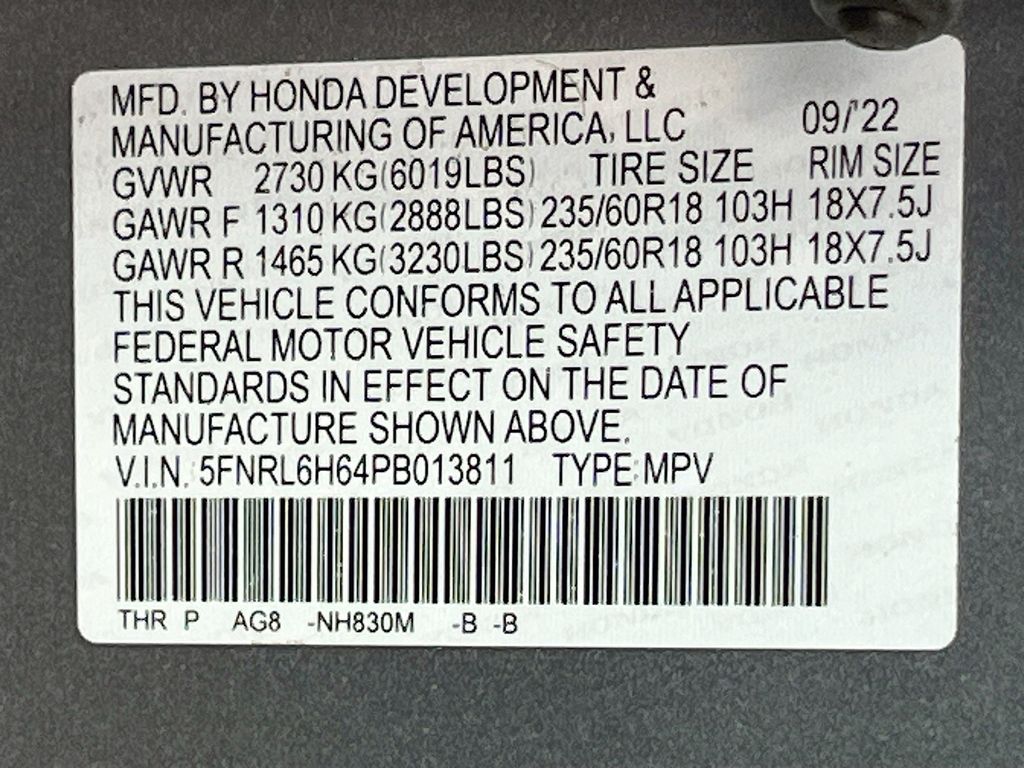 2023 Honda Odyssey EX-L Silver at DeMontrond Automotive Group