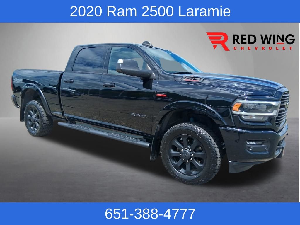 Diamond Black Crystal Pearlcoat 2020 RAM 2500 Pickup Truck Four-Wheel Drive 8-Speed Automatic
