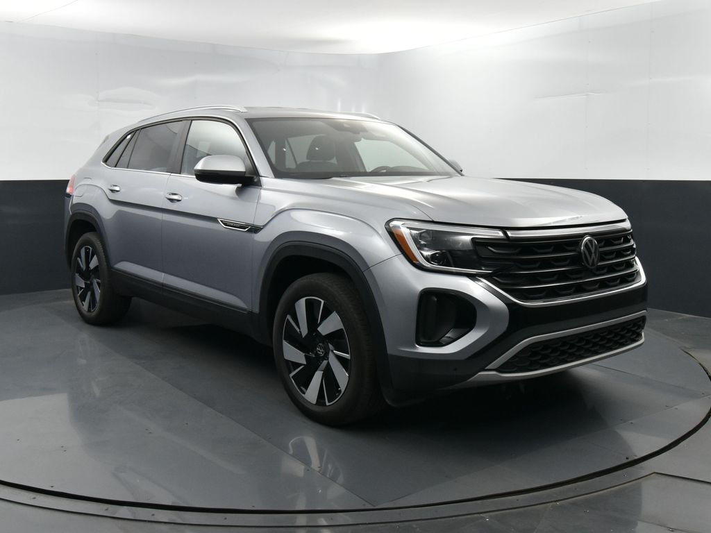 Silver Mist 2024 Volkswagen Atlas Cross Sport SE FWD with Technology SUV / Crossover Front-Wheel Drive 8-Speed Automatic