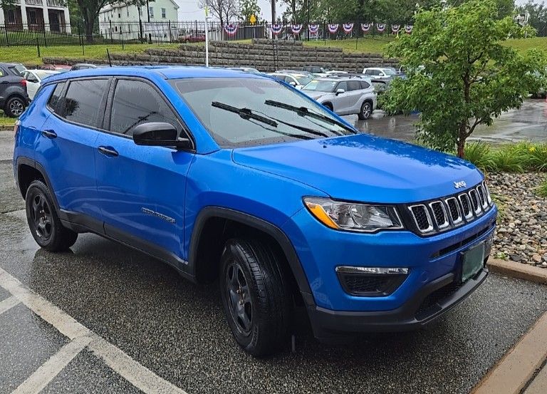 Used 2018 Jeep Compass Sport with VIN 3C4NJDAB7JT326022 for sale in Greenfield, MA