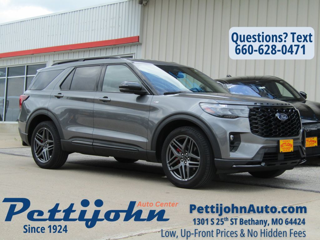 Gray Metallic 2025 Ford Explorer ST-Line AWD SUV / Crossover All-Wheel Drive Automatic