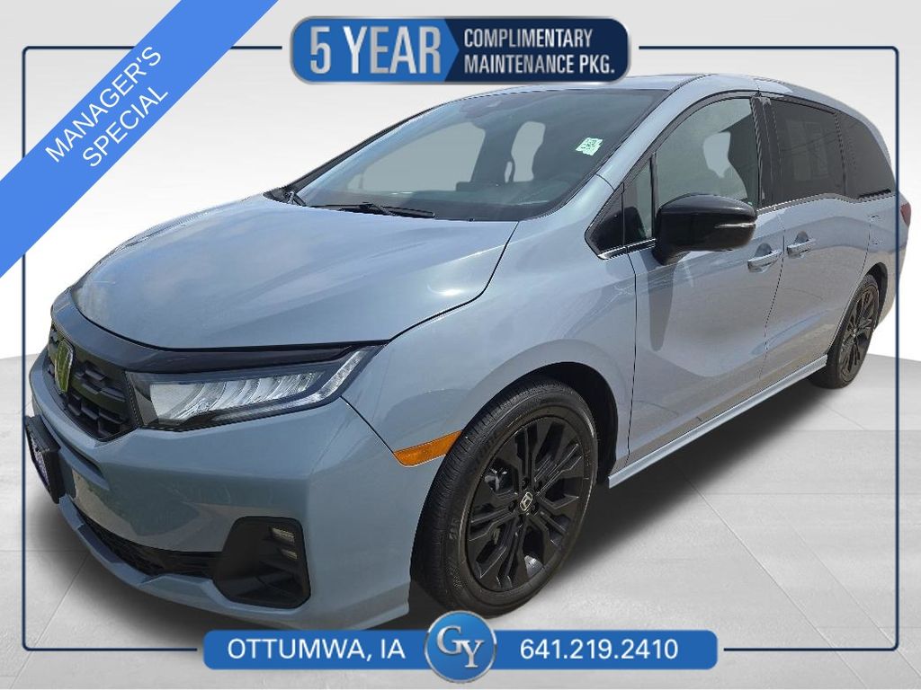 Blue 2025 Honda Odyssey Minivan Front-Wheel Drive Automatic