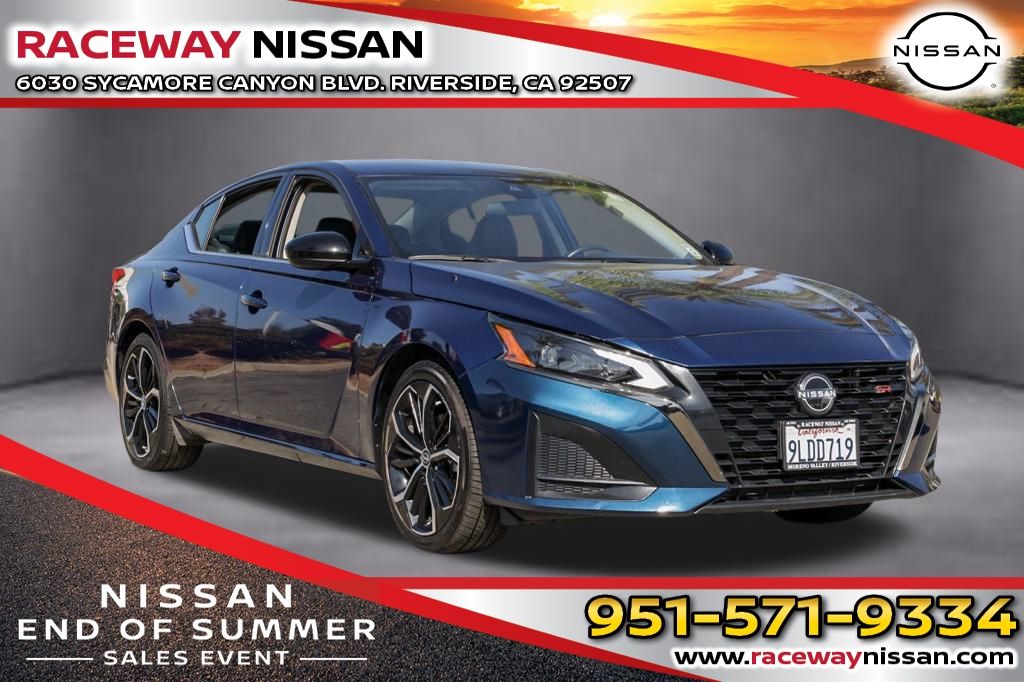 Deep Blue Pearl 2024 Nissan Altima Sedan Front-Wheel Drive Continuously Variable Transmission