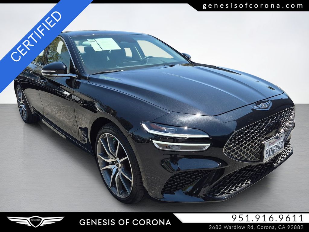 Black 2026 Genesis G70 Sedan Rear-Wheel Drive 8-Speed Automatic
