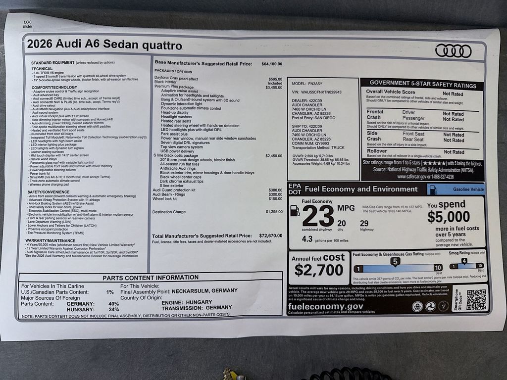 Thumbnail: 2026 Audi A6 - 9