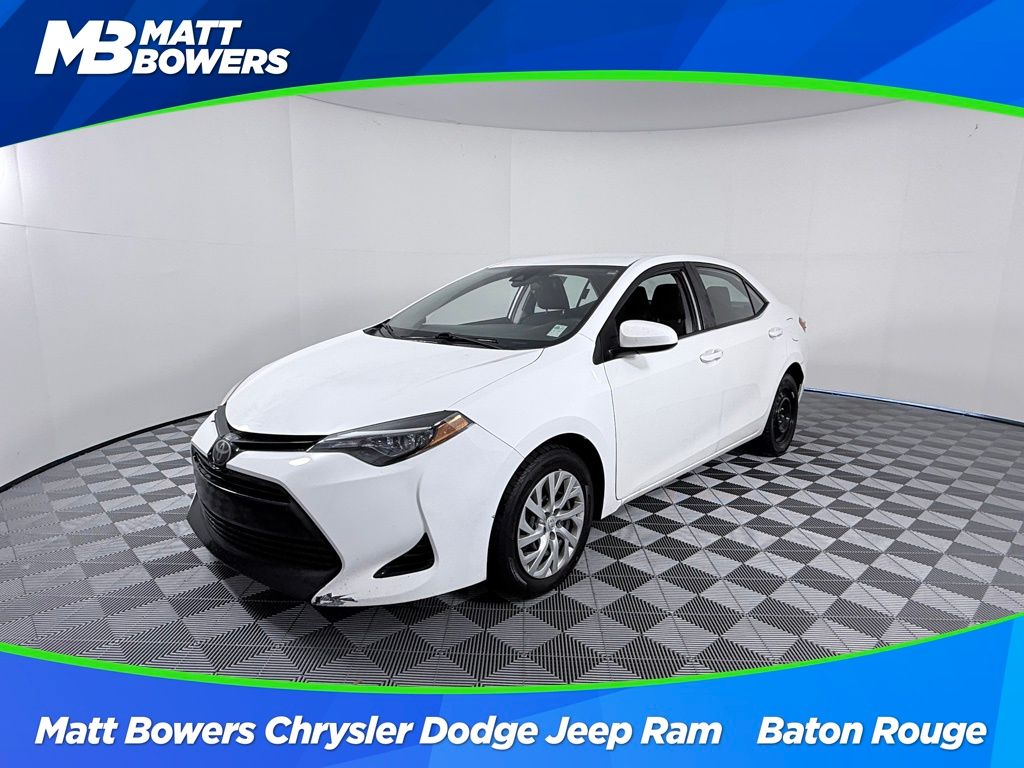 Super White 2017 Toyota Corolla L Sedan Front-Wheel Drive Continuously Variable Transmission