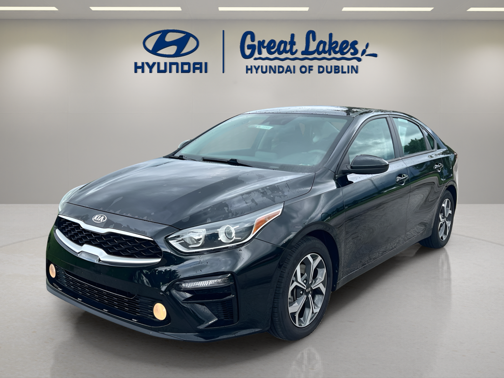 Aurora Black Pearl 2021 Kia Forte Sedan Front-Wheel Drive Continuously Variable Transmission