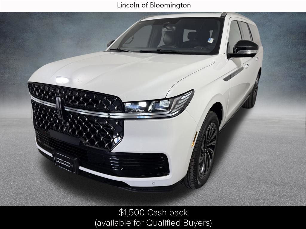 Pristine White Metallic Tri-Coat 2025 Lincoln Navigator L Black Label 4WD SUV / Crossover Four-Wheel Drive Automatic
