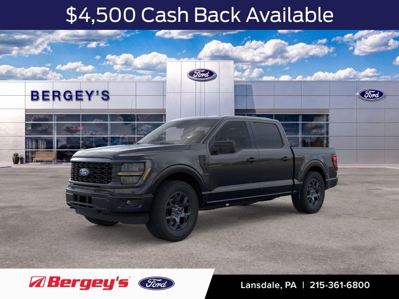 Agate Black Metallic 2026 Ford F-150 Pickup Truck Four-Wheel Drive Automatic
