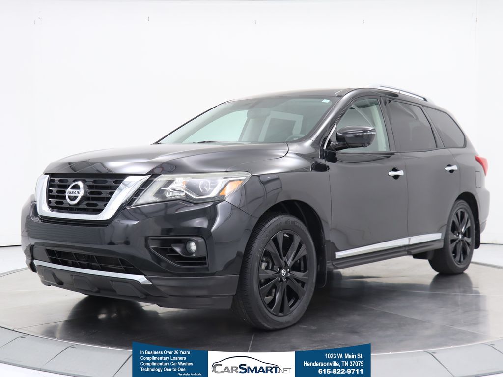 Gray (Magnetic Black Metallic) 2017 Nissan Pathfinder Platinum SUV / Crossover Front-Wheel Drive Continuously Variable Transmission