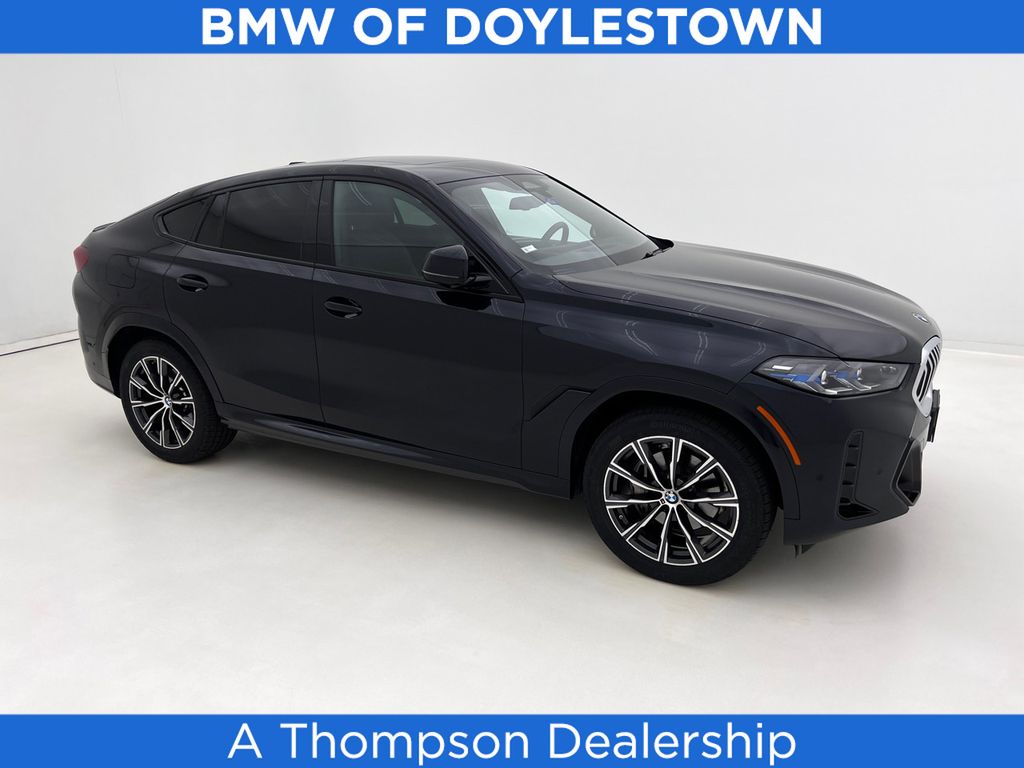 Carbon Black Metallic 2024 BMW X6 SUV / Crossover All-Wheel Drive 8-Speed Automatic