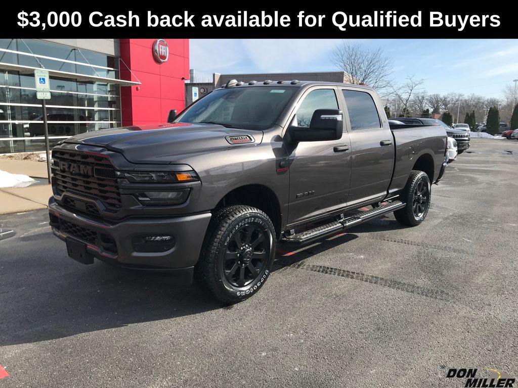 Gray (Granite Crystal Metallic Clearcoat) 2026 RAM 2500 Big Horn Crew Cab 4WD Pickup Truck Four-Wheel Drive 8-Speed Automatic
