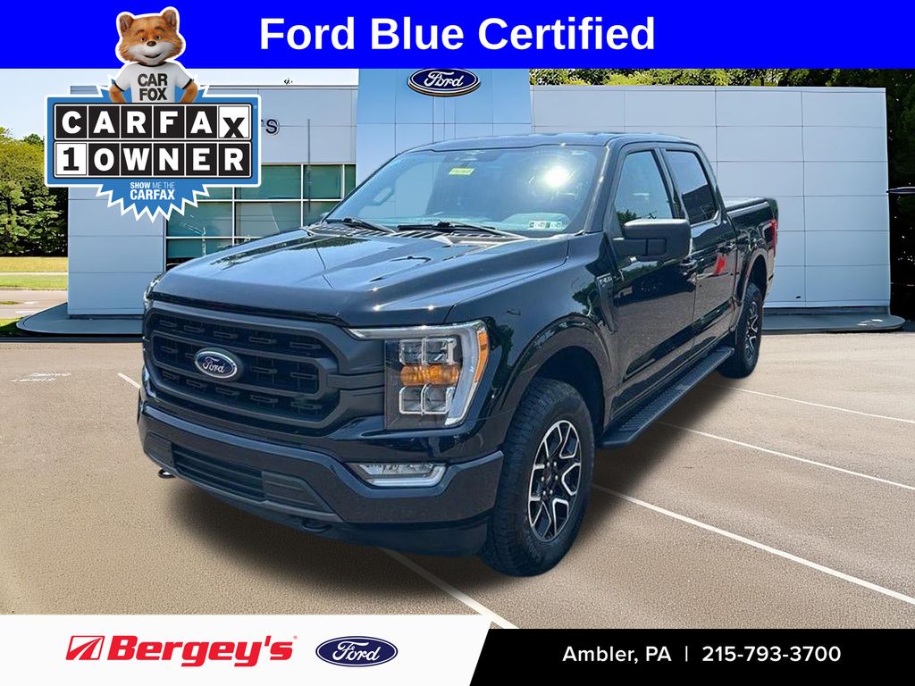Black Metallic 2023 Ford F-150 Pickup Truck Four-Wheel Drive Automatic
