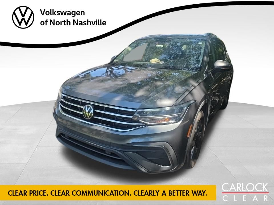 Platinum Gray Metallic 2023 Volkswagen Tiguan SUV / Crossover Front-Wheel Drive 8-Speed Automatic