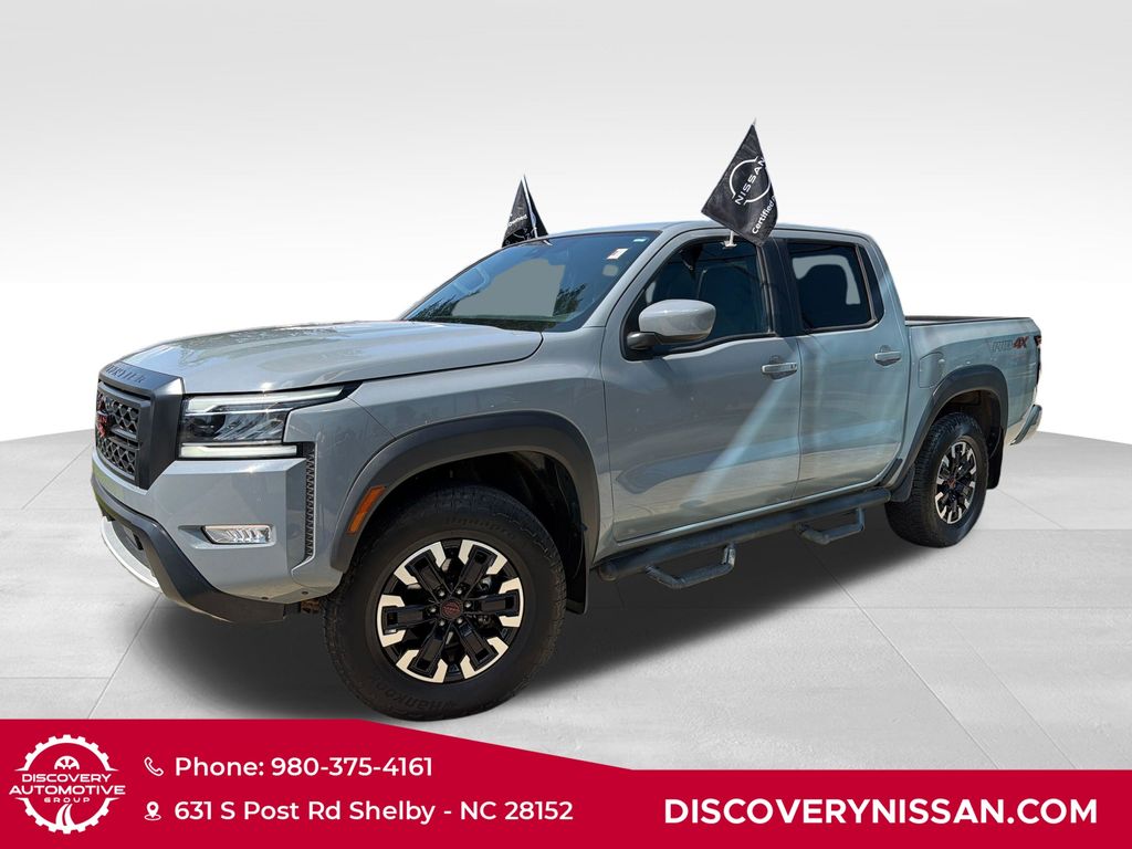 Boulder Gray Pearl 2024 Nissan Frontier Pickup Truck Four-Wheel Drive 9-Speed Automatic Overdrive