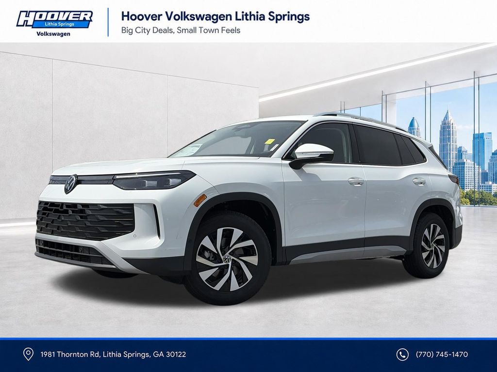 Pure White 2026 Volkswagen Tiguan SUV / Crossover Front-Wheel Drive 8-Speed Automatic