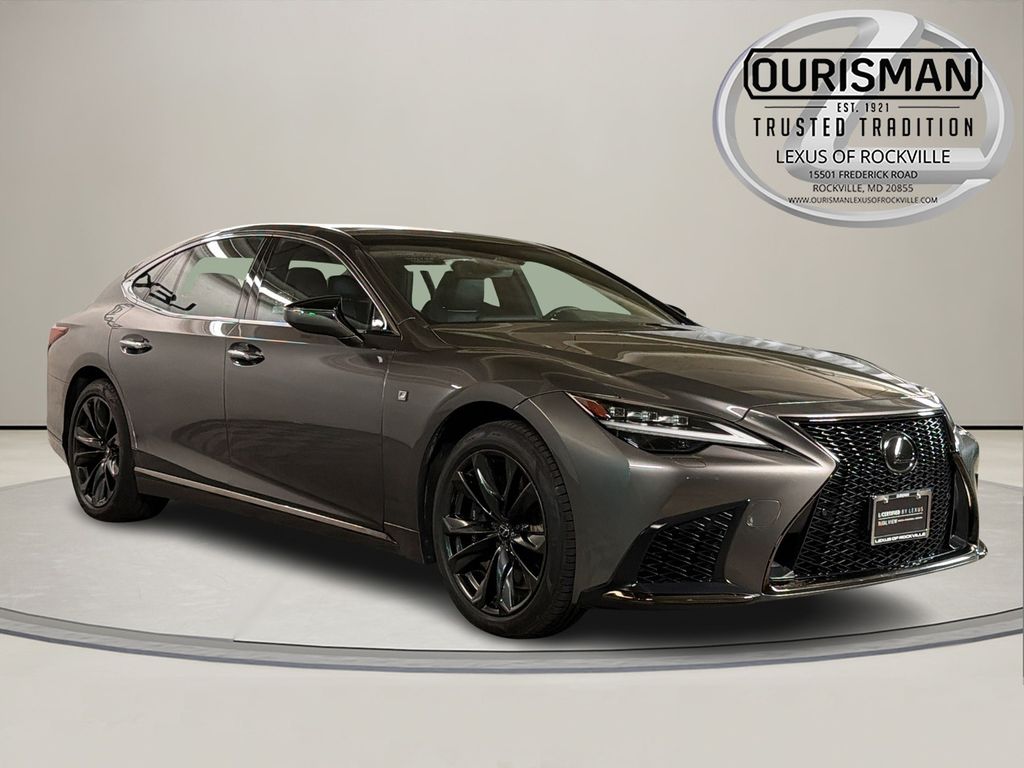 Manganese Luster 2024 Lexus LS Sedan All-Wheel Drive Automatic