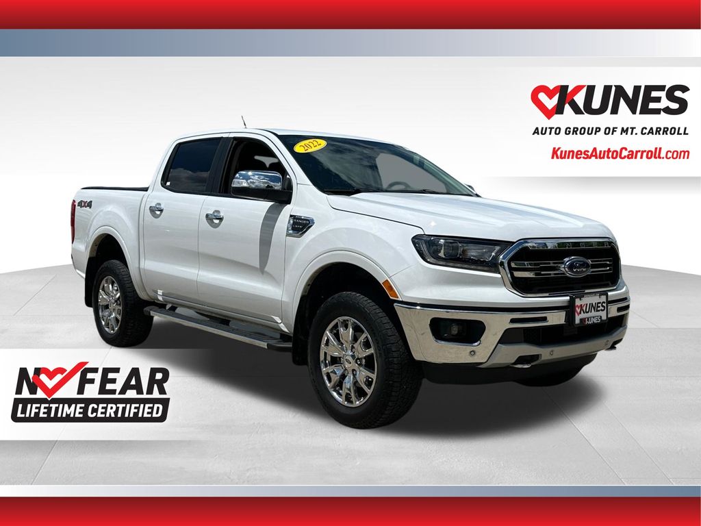 Oxford White 2022 Ford Ranger Pickup Truck Four-Wheel Drive Automatic
