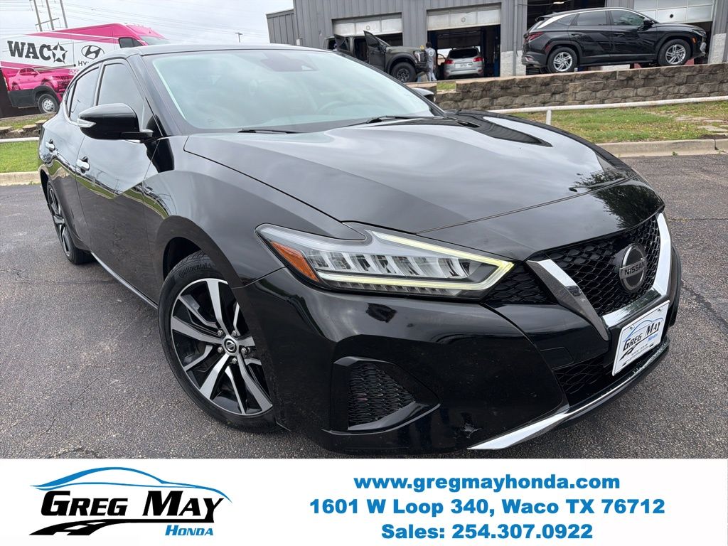 Super Black 2022 Nissan Maxima SV FWD Sedan Front-Wheel Drive Continuously Variable Transmission