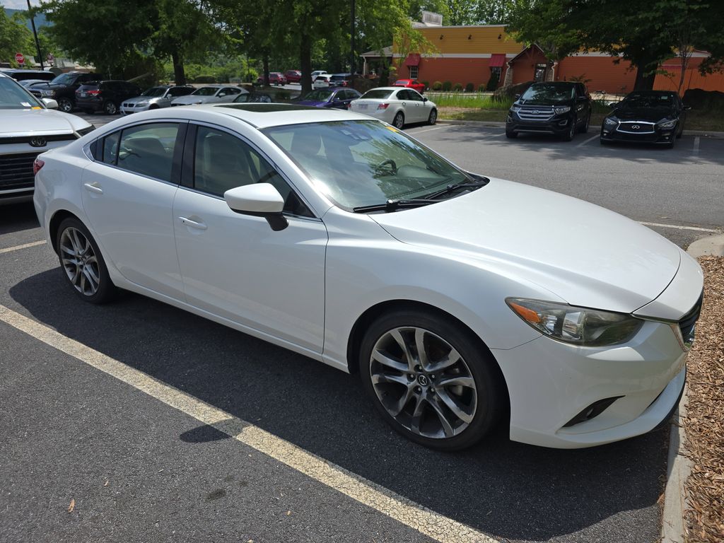 Snowflake White Pearl Mica 2015 Mazda MAZDA6 i Grand Touring Sedan Front-Wheel Drive 6-Speed Automatic