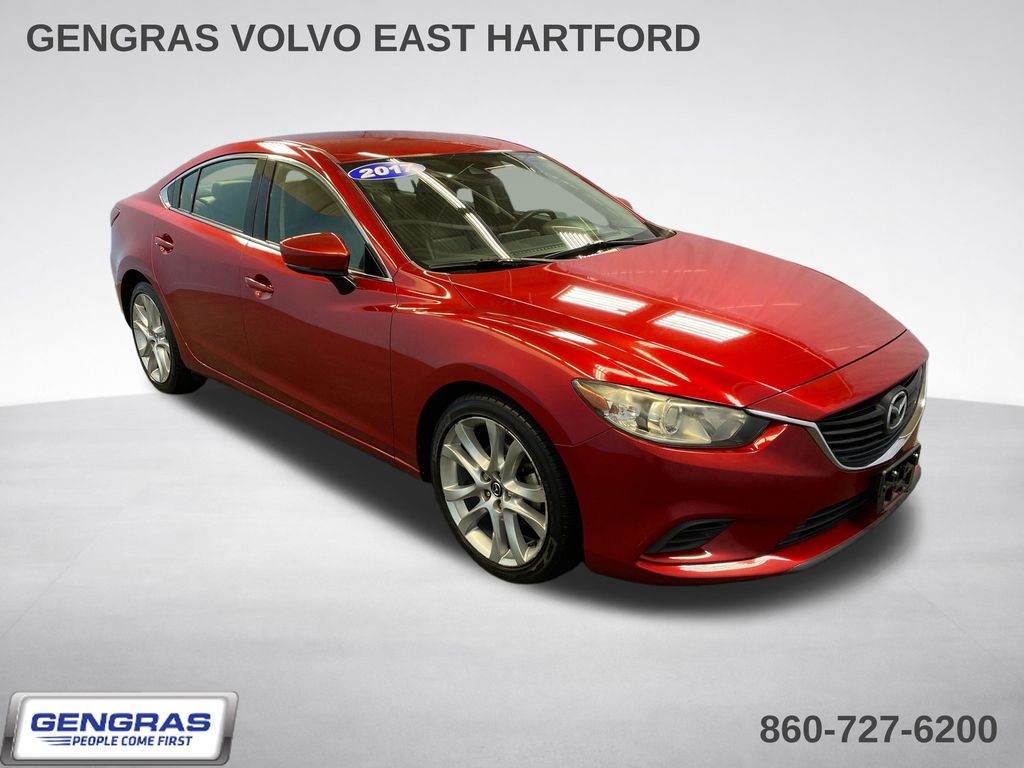 Soul Red Metallic 2017 Mazda MAZDA6 Touring Sedan FWD Sedan Front-Wheel Drive 6-Speed Automatic