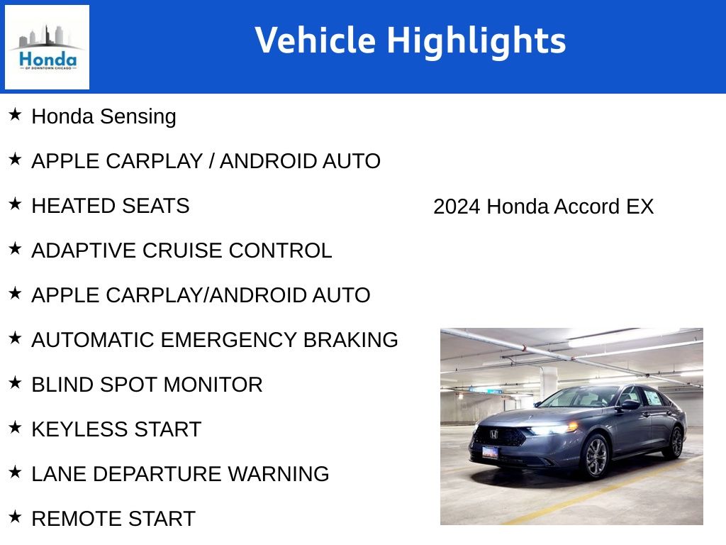 2024 Honda Accord EX 7