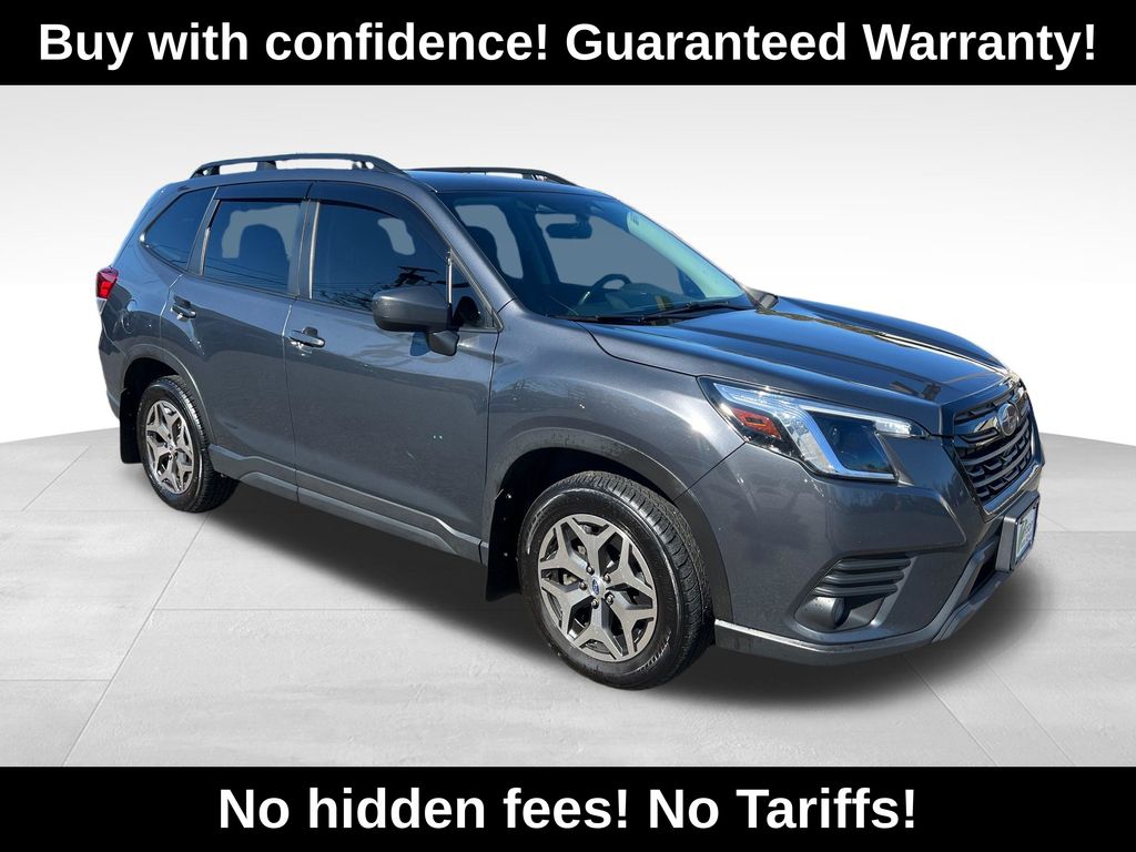 Magnetite Gray Metallic 2022 Subaru Forester SUV / Crossover All-Wheel Drive Continuously Variable Transmission