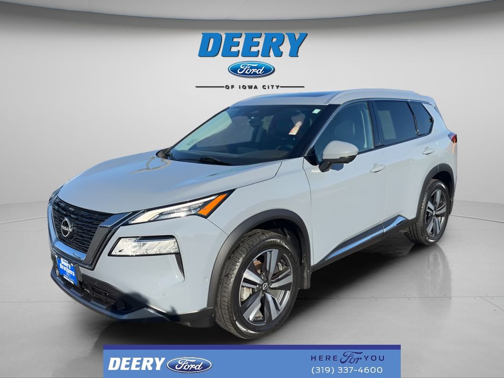 Boulder Gray Pearl 2023 Nissan Rogue SL AWD SUV / Crossover All-Wheel Drive Continuously Variable Transmission