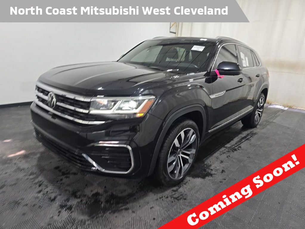 Black 2022 Volkswagen Atlas Cross Sport V6 SEL Premium R-Line 4Motion AWD SUV / Crossover All-Wheel Drive 8-Speed Automatic