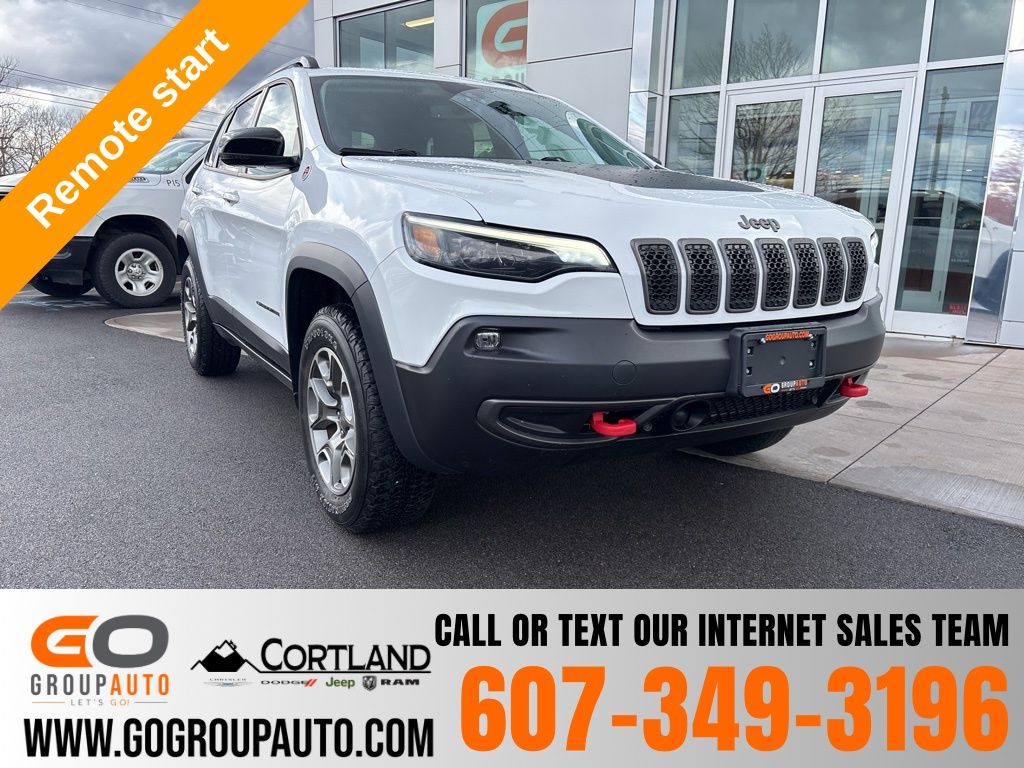 Bright White Clearcoat 2022 Jeep Cherokee SUV / Crossover Four-Wheel Drive 9-Speed Automatic