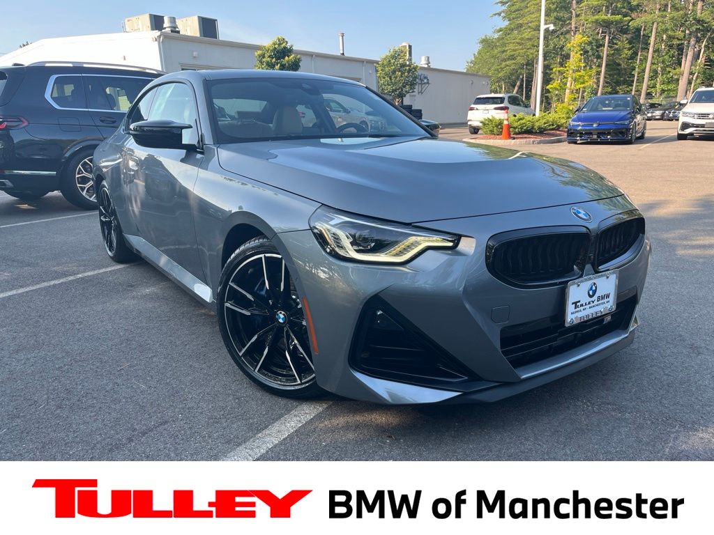 Gray (Skyscraper Grey Metallic) 2025 BMW 2 Series Coupe All-Wheel Drive 8-Speed Automatic
