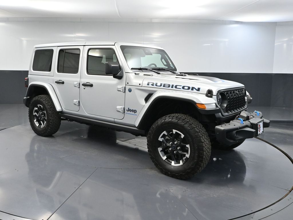 Silver Zynith Clearcoat 2024 Jeep Wrangler 4xe SUV / Crossover Four-Wheel Drive 8-Speed Automatic