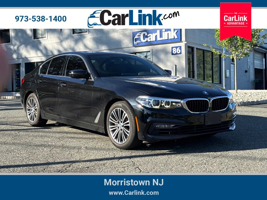 Black Sapphire Metallic 2017 BMW 5 Series Sedan All-Wheel Drive 8-Speed Automatic